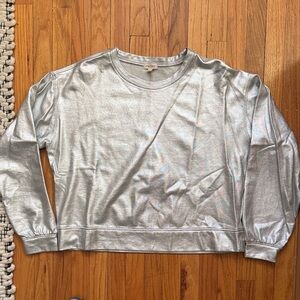 Pilcro Silver Sweatshirt